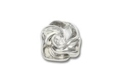 Silver Flower Swirl