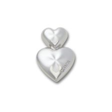 Silver Double Heart