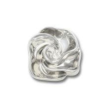 Silver Flower Swirl